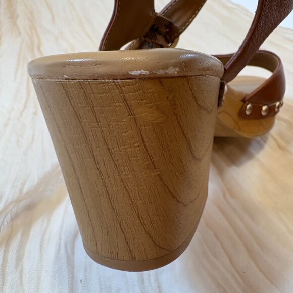 Style & Co Womens Anddreas Brown Platform Block Heel Studded Sandals 7.5M - Picture 6 of 10